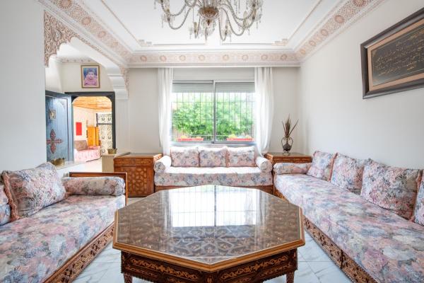 På billedet ses objektet Coastal Moroccan Retreat with Ocean Views beliggende i byen Rabat.