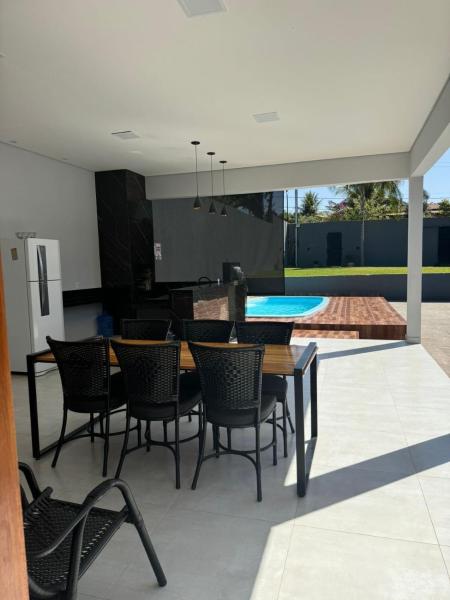 A la foto es mostra l'objecte Casa com piscina, pet friendly e muito sossego situat a la ciutat de Cuiabá.