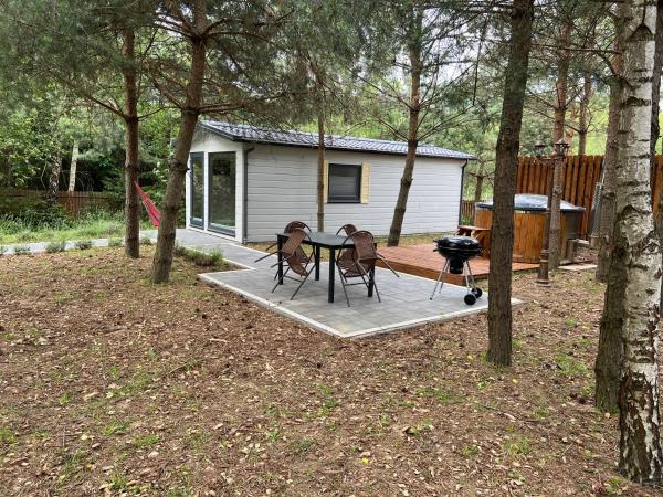 Na fotografii je vidět objekt Sosnowe Zacisze w Czapiewicach nacházející se ve městě Leśno.