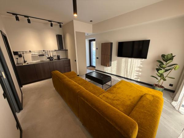 Auf dem Foto ist das Objekt GU DESIGN apartments in der Stadt Saldus zu sehen.
