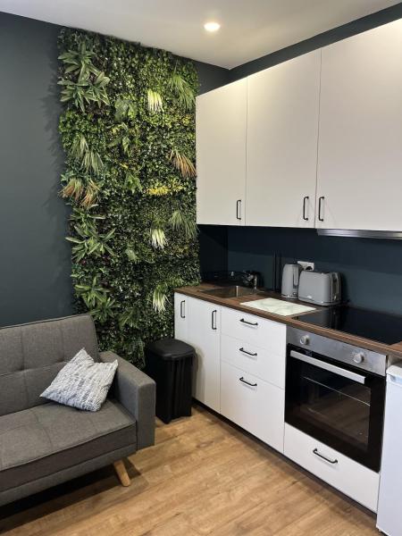 På bildet vises objektet The Cosy Courtyard Flat som ligger i byen Saint Helens.