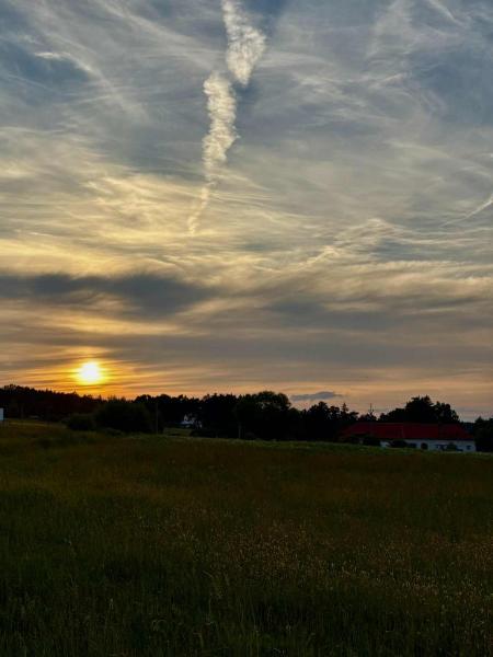 Na fotografii je vidět objekt Ubytování u řeky Lužnice na statku ,,U stříbrné podkovy