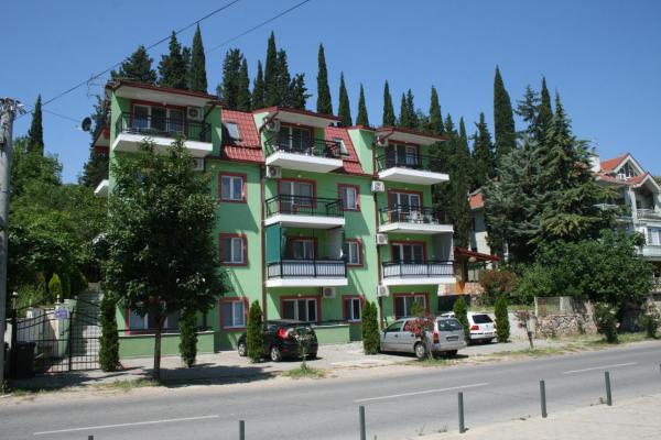 A la foto es mostra l'objecte Villa Zora situat a la ciutat de Star Dojran.