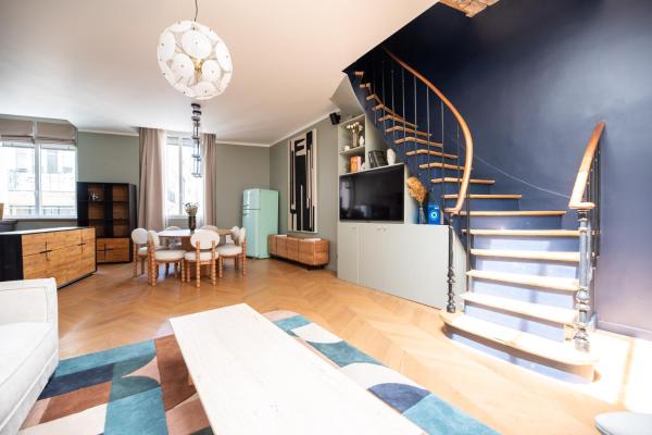 Bilde 2: Stylish Duplex in Paris' Center