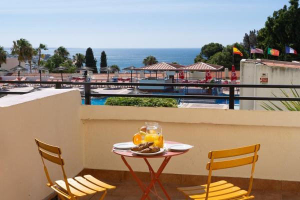 Na fotografii je vidět objekt NEW! Dream Terrace Albufeira Ocean and Pool Views nacházející se ve městě Bicas.