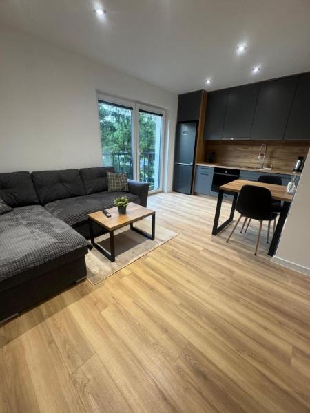 На фото показан объект Apartament Maksa, расположенный в городе Оструда.