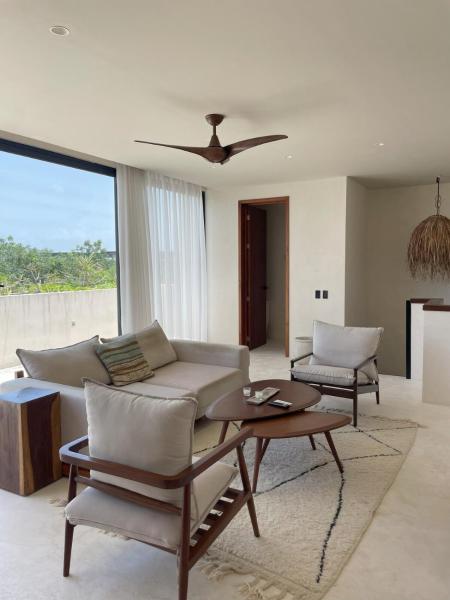 Na zdjęciu widoczny jest obiekt Relaxing Boho Apartment in Aldea Zama położony w mieście Tulum.