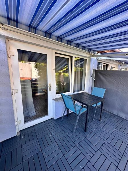 Auf dem Foto ist das Objekt Ost See Blick Ferienwohnung Nr4 Baabe in der Stadt Baabe zu sehen.