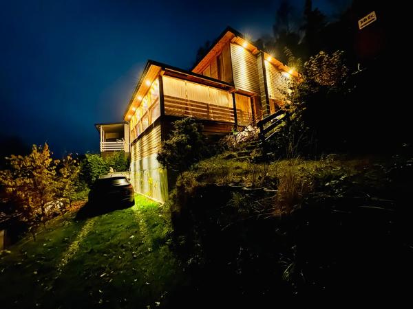 Na fotografii je vidět objekt LakeView DomekNaKaszubach nacházející se ve městě Jamno.