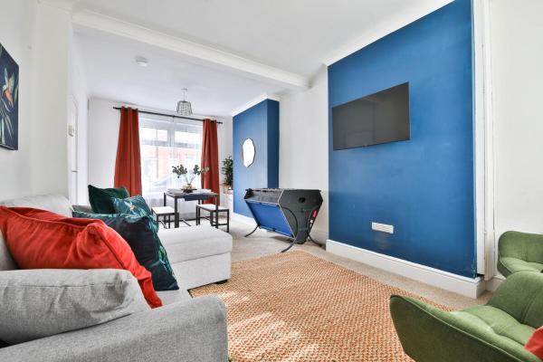 A la foto es mostra l'objecte Charming 3 Bed Home Near Caerphilly Castle situat a la ciutat de Caerphilly.