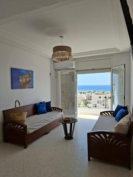 A la foto es mostra l'objecte Hammamet nord salon et deux chambres situat a la ciutat de Hammamet.