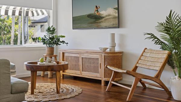 A la foto es mostra l'objecte Zephyr - Modern Coastal Beach Shack - Holiday Yamba situat a la ciutat de Yamba.