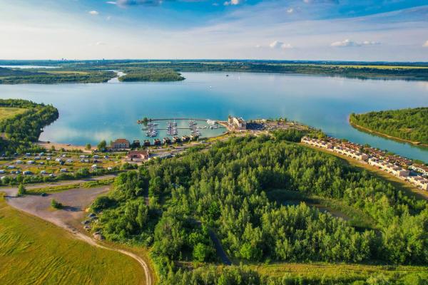 La photo montre l'objet LAGOVIDA Seglerhütte d am Störmthaler See situé dans la ville de Großpösna.