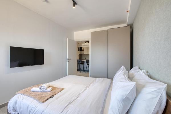 A la foto es mostra l'objecte Central 1 Bedroom St Julians Sleeps 4 situat a la ciutat de Il-Palma.