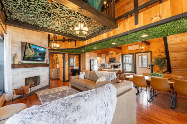 Sunset Ridge Cabin 21 Miles From Chatt Tn Indoor Pool & Hot Tub - 야스퍼