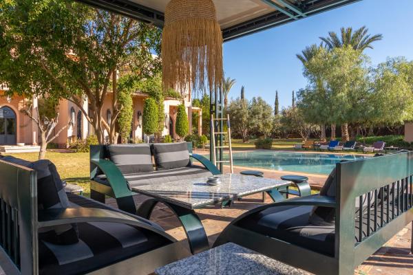 På bildet vises objektet One of a Kind Villa - Private Pool, WiFi, Hammam som ligger i byen El Aïn.
