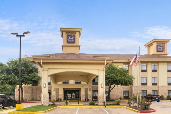 A la foto es mostra l'objecte Sleep Inn & Suites Bush Intercontinental - IAH East situat a la ciutat de Humble.