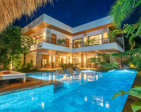 En la foto se muestra el objeto Villa Sima - Tropical Elegance in central Panglao ubicado en la ciudad de Libaong.