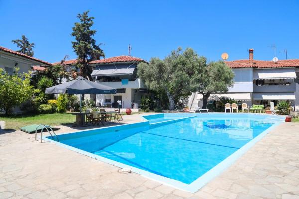 Niriides Pool House 1&2 Pefkohori - 哈爾基季基州