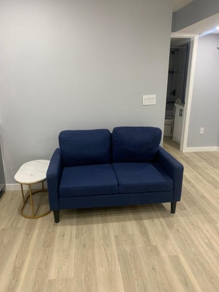 The photo shows the Modern 1BR Entire Suite Near Airport located in the city of Calgary.