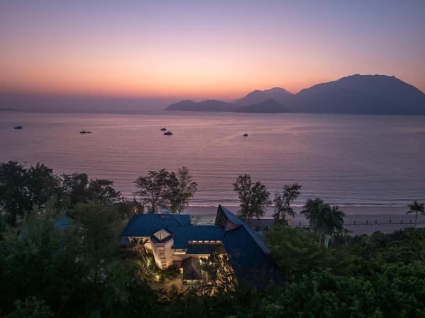 Auf dem Foto ist das Objekt Shenzhen Maancoco Seaview Villa Jiaochangwei Coastline in der Stadt Dapeng zu sehen.
