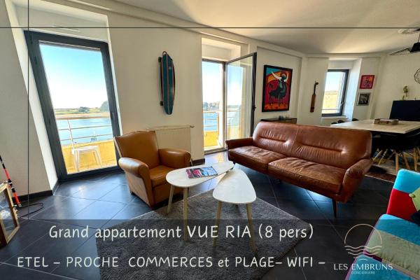 A la foto es mostra l'objecte Bel appartement de 105m2 VUE RIA d'ETEL situat a la ciutat de Étel.