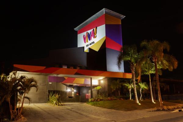 La photo montre l'objet Viva Seu Motel situé dans la ville de Passo do Feijó.