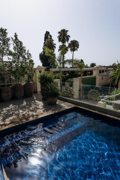 En la foto se muestra el objeto Riad Dar Blanche & Spa ubicado en la ciudad de Marrakech.