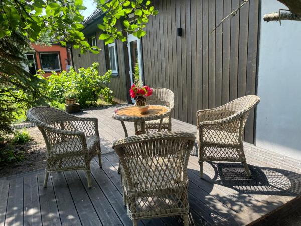Στη φωτογραφία φαίνεται το αντικείμενο More Holiday Pine House που βρίσκεται στην πόλη Bigauņciems.