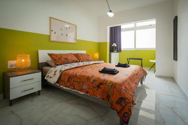 A la foto es mostra l'objecte Seaside 2 bedroom modern family friendly flat situat a la ciutat de Salina.