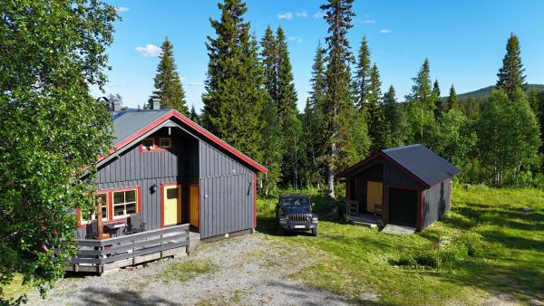 Na zdjęciu widoczny jest obiekt Cozy mountain house in Jämtland położony w mieście Rötviken.