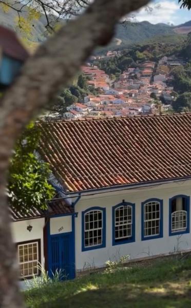 På billedet ses objektet Acomodação Bicentenária - qrts parte baixa da casa - Rua Casa da Ópera beliggende i byen Ouro Preto.