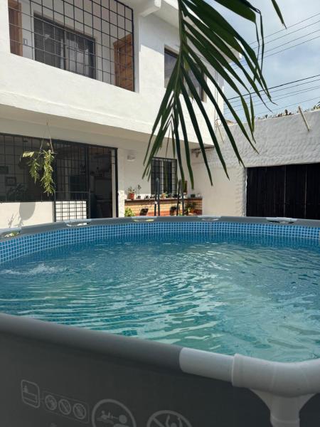 A la foto es mostra l'objecte House with pool 2 minutes from the beach situat a la ciutat de Temblador.