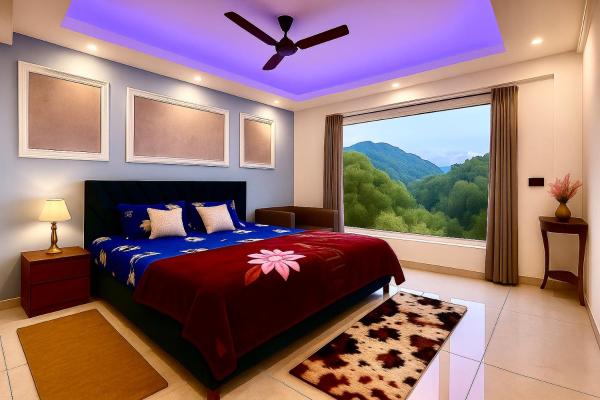 Bilde 9: Flat in Rishikesh,sukoon,free parking,100mpbs speed wifi