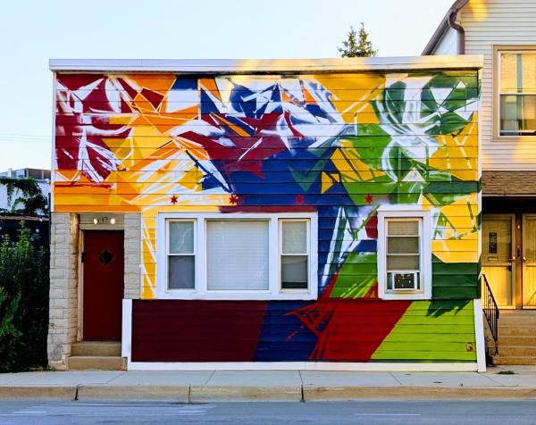 Na zdjęciu widoczny jest obiekt The Avondale Guesthouse położony w mieście Chicago.