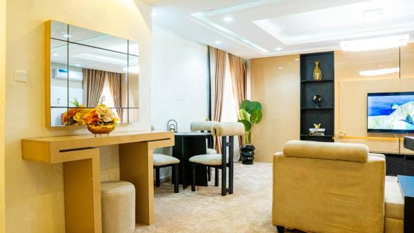 På billedet ses objektet Eava Maison Apartments beliggende i byen Abuja.