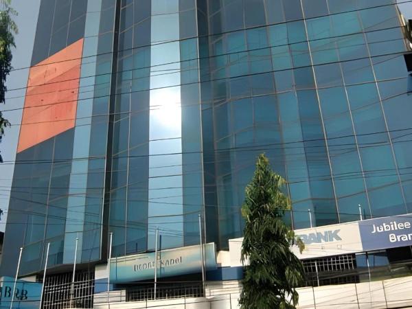 The photo shows the Hotel Tower Inn, Chittagong located in the city of Chittagong Port.