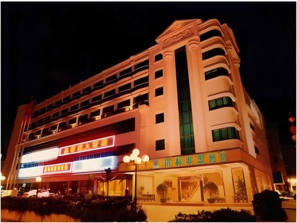 写真には深セン市市にあるGreenTree Alliance Guangdong Shenzhen Pinghu Avenue Jingdu Town Hotelが写っています。