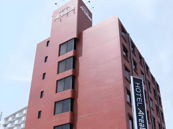 Auf dem Foto ist das Objekt Hotel Areaone Miyazaki in der Stadt Beppuchō zu sehen.