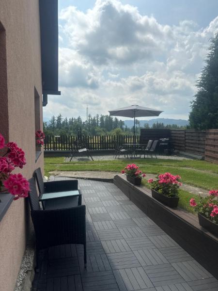 Auf dem Foto ist das Objekt Apartament Pod Leśnym Niebem in der Stadt Jerzykowice zu sehen.