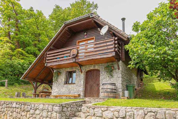 På bildet vises objektet Holiday home in Novo mesto - dostava - Kranjska Krain 26036 som ligger i byen Velike Brusnice.