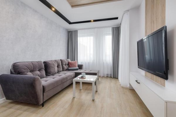 Na foto é possível ver o objeto Modern Apartment with Balcony in a Quiet Area by Noclegi Renters localizado na cidade de Niekanin.