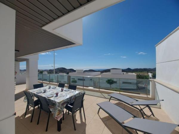 A la foto es mostra l'objecte Hermoso apartamento en Pulpi con jardín compartido y vistas al mar - ES-376-25 situat a la ciutat de Pulpí.