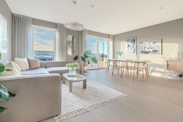 A la foto es mostra l'objecte Central penthouse apartment with spectacular view situat a la ciutat de Oslo.