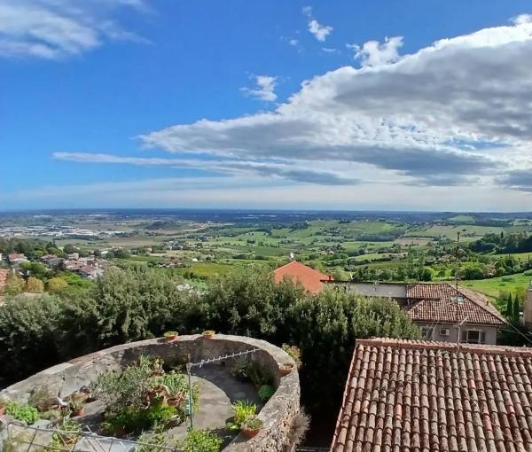 Na zdjęciu widoczny jest obiekt Il nido in collina Bertinoro położony w mieście Bracciano.