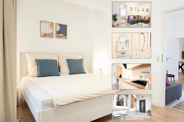 A la foto es mostra l'objecte NEU stylisches City Apartment max 4 Personen nähe HBF Koblenz und Innenstadt situat a la ciutat de Koblenz.