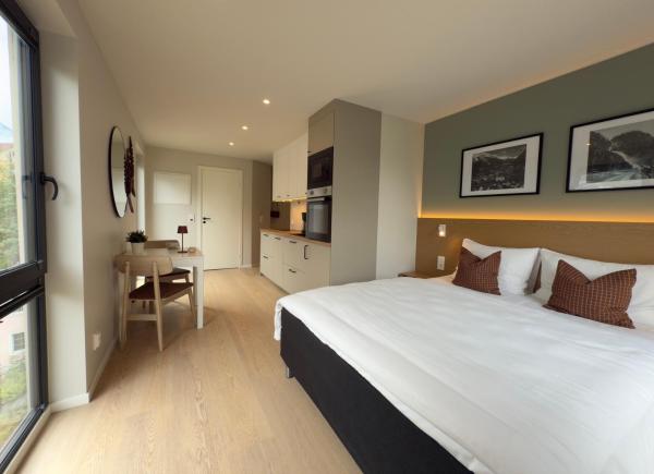 Auf dem Foto ist das Objekt Odda City Apartments in der Stadt Odda zu sehen.