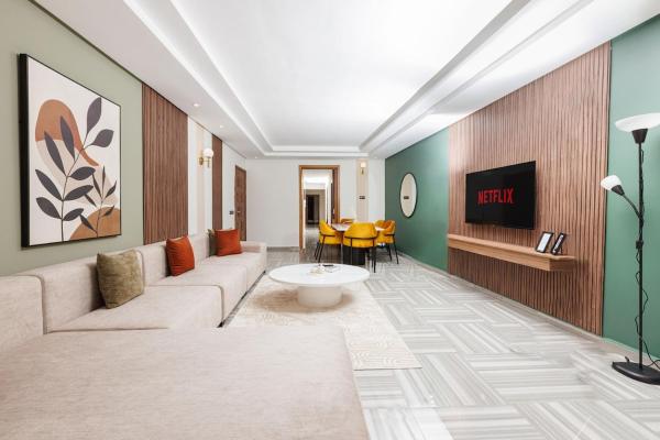 På billedet ses objektet 3BR Modern Stay in Heart of Rabat beliggende i byen Rabat.