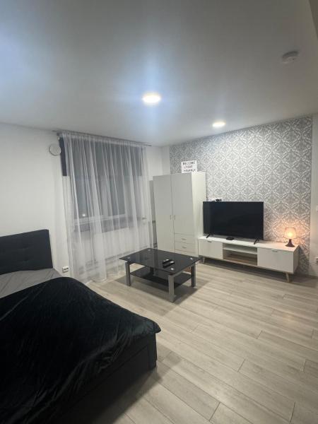 A la foto es mostra l'objecte Downtown riverside apartment with parking situat a la ciutat de Pärnu.