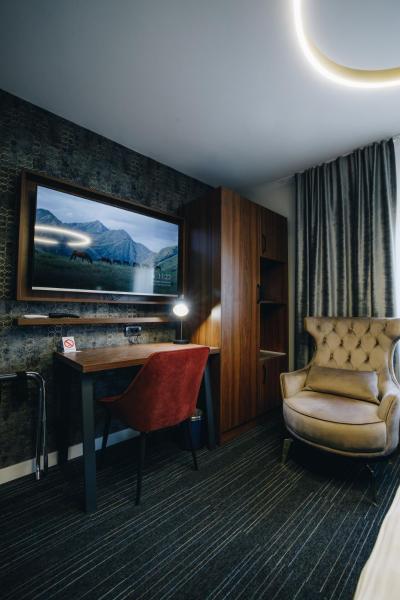 A la foto es mostra l'objecte Garni Hotel Radović situat a la ciutat de Kragujevac.